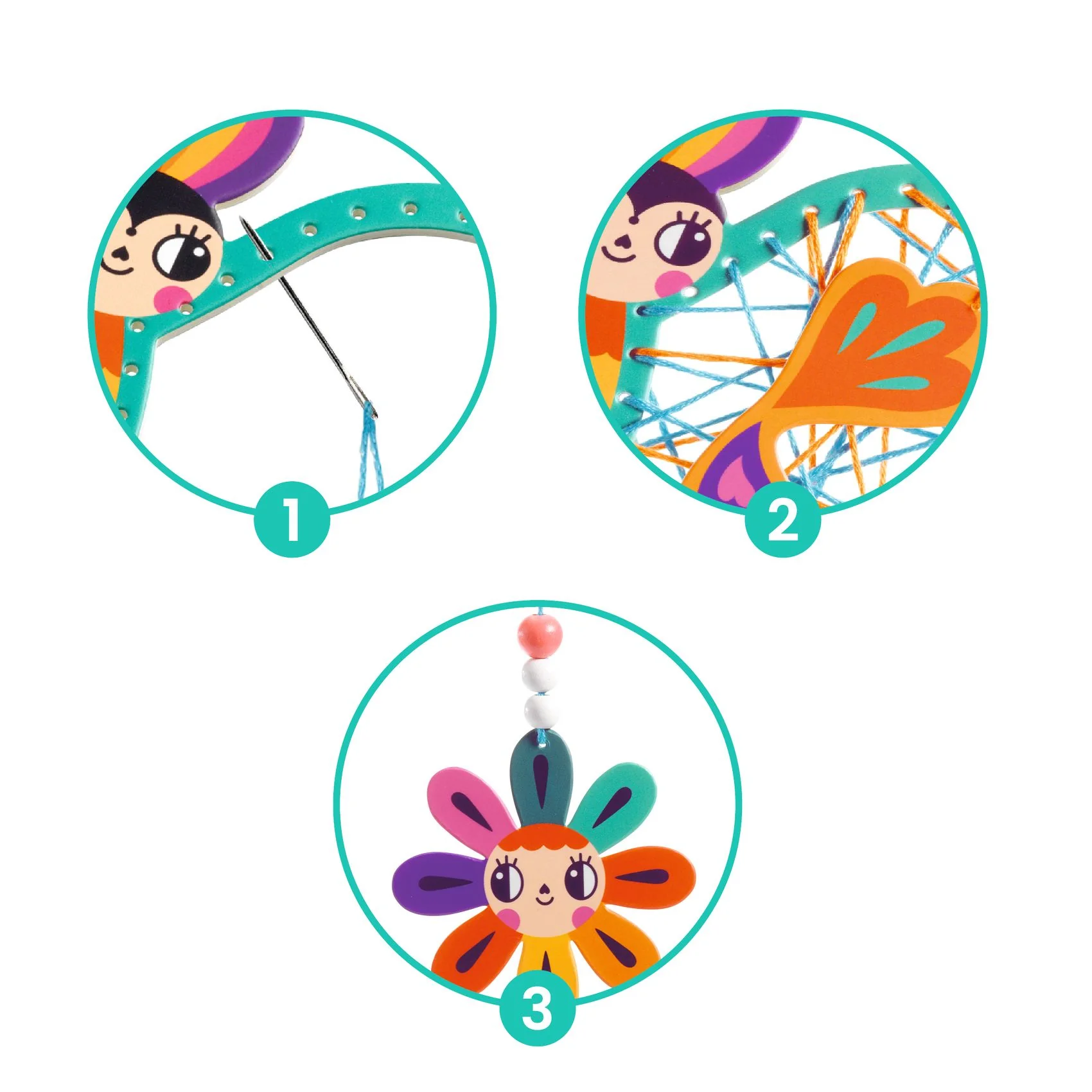 Djeco- Artistic String Art -Garden