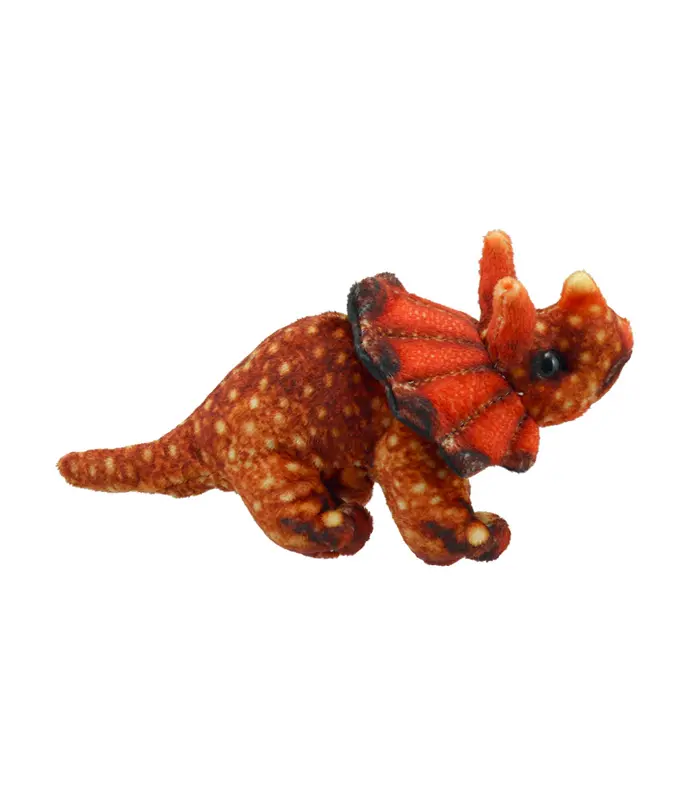 Triceratops (Orange) – Finger Puppets