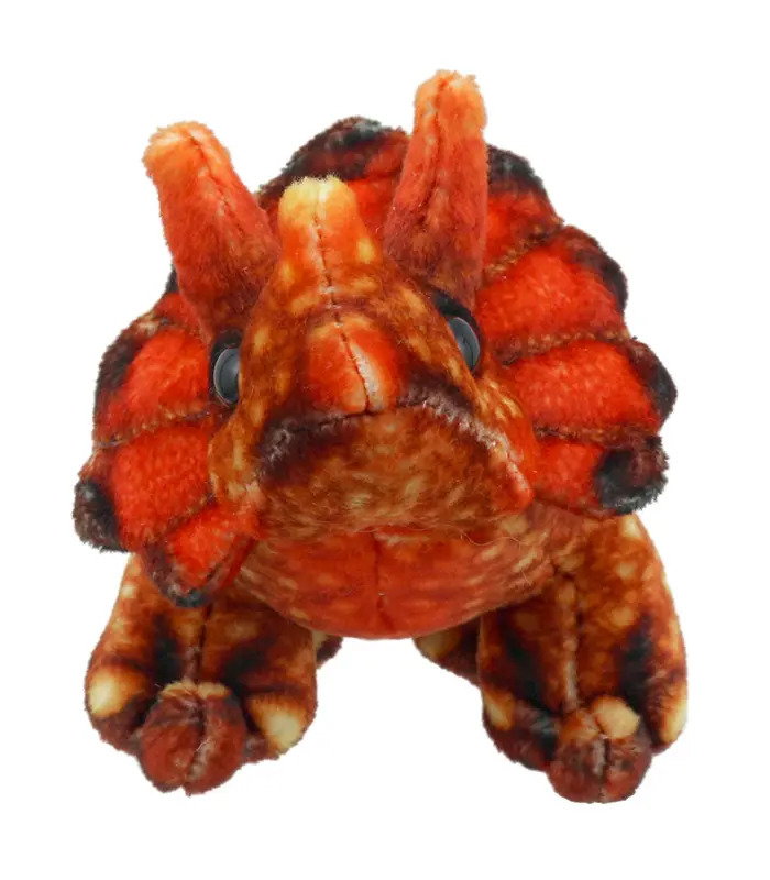 Triceratops (Orange) – Finger Puppets