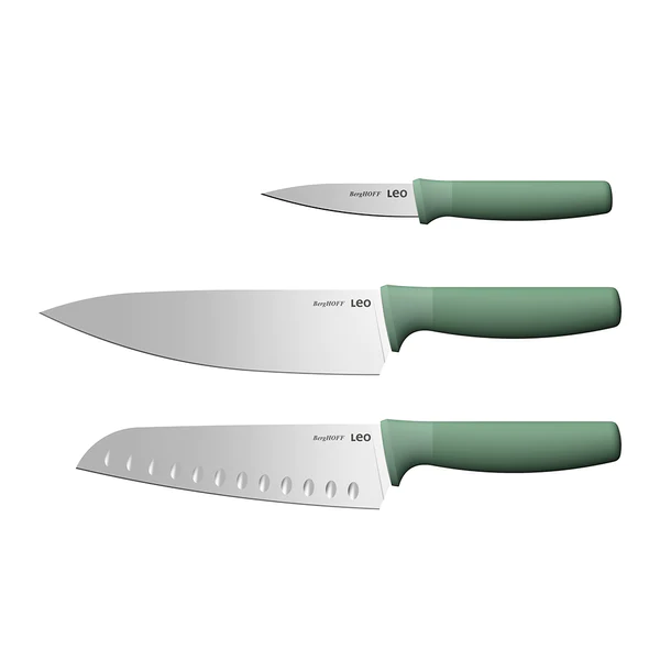 Berghoff 3-pc advanced knife set Forest - Leo