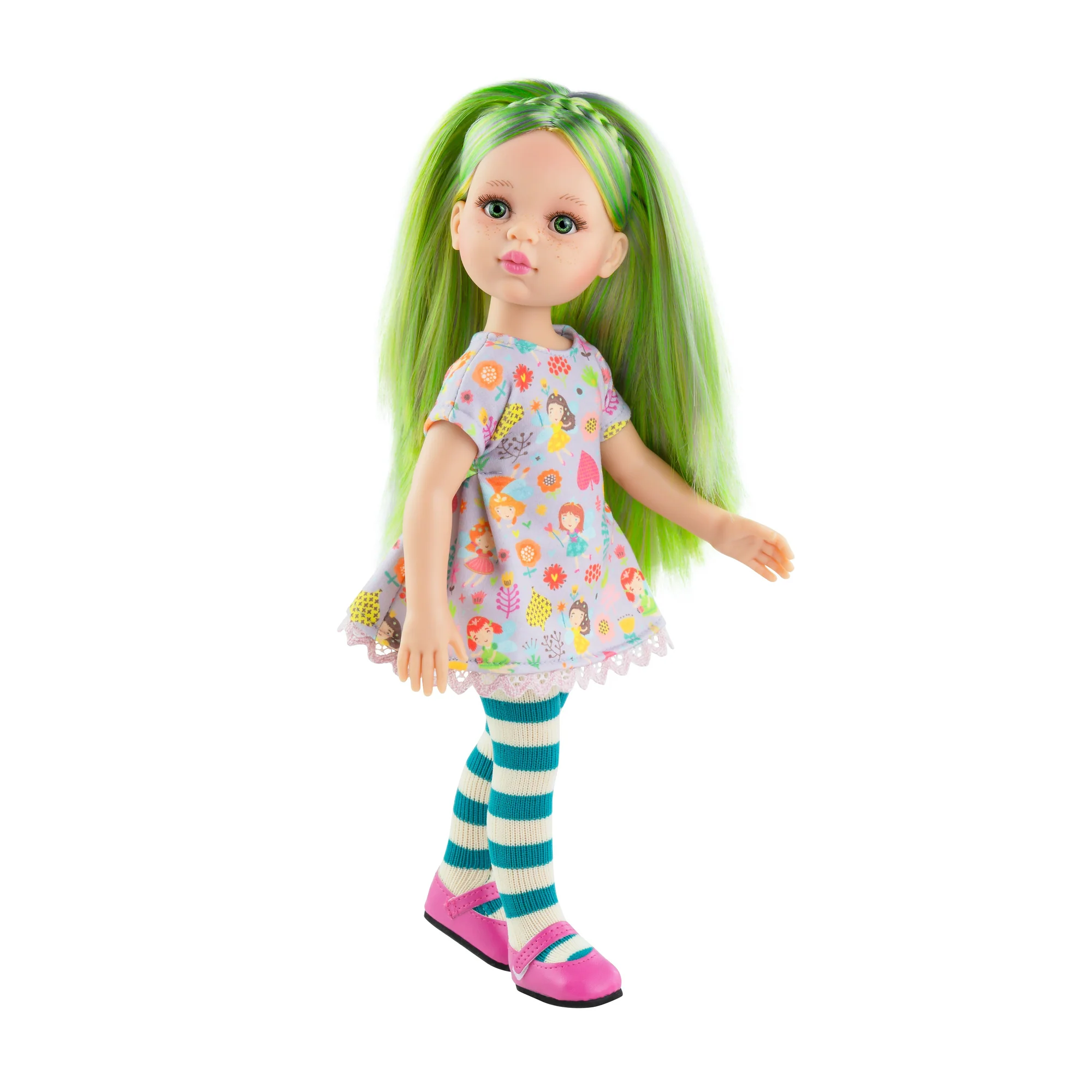 PAOLA REINA Doll - Funky green hair