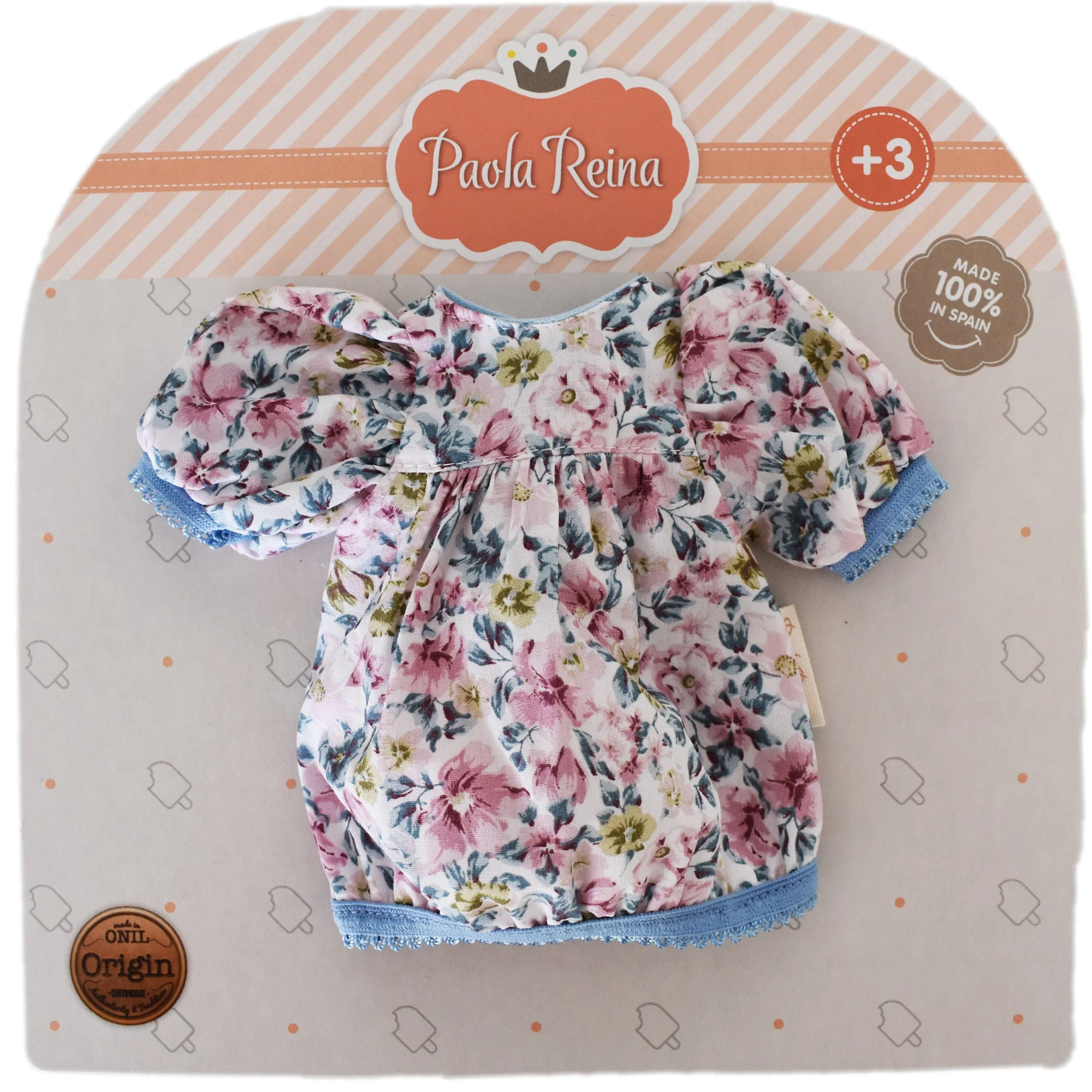 PAOLA REINA Doll - 32 cm floral outfit