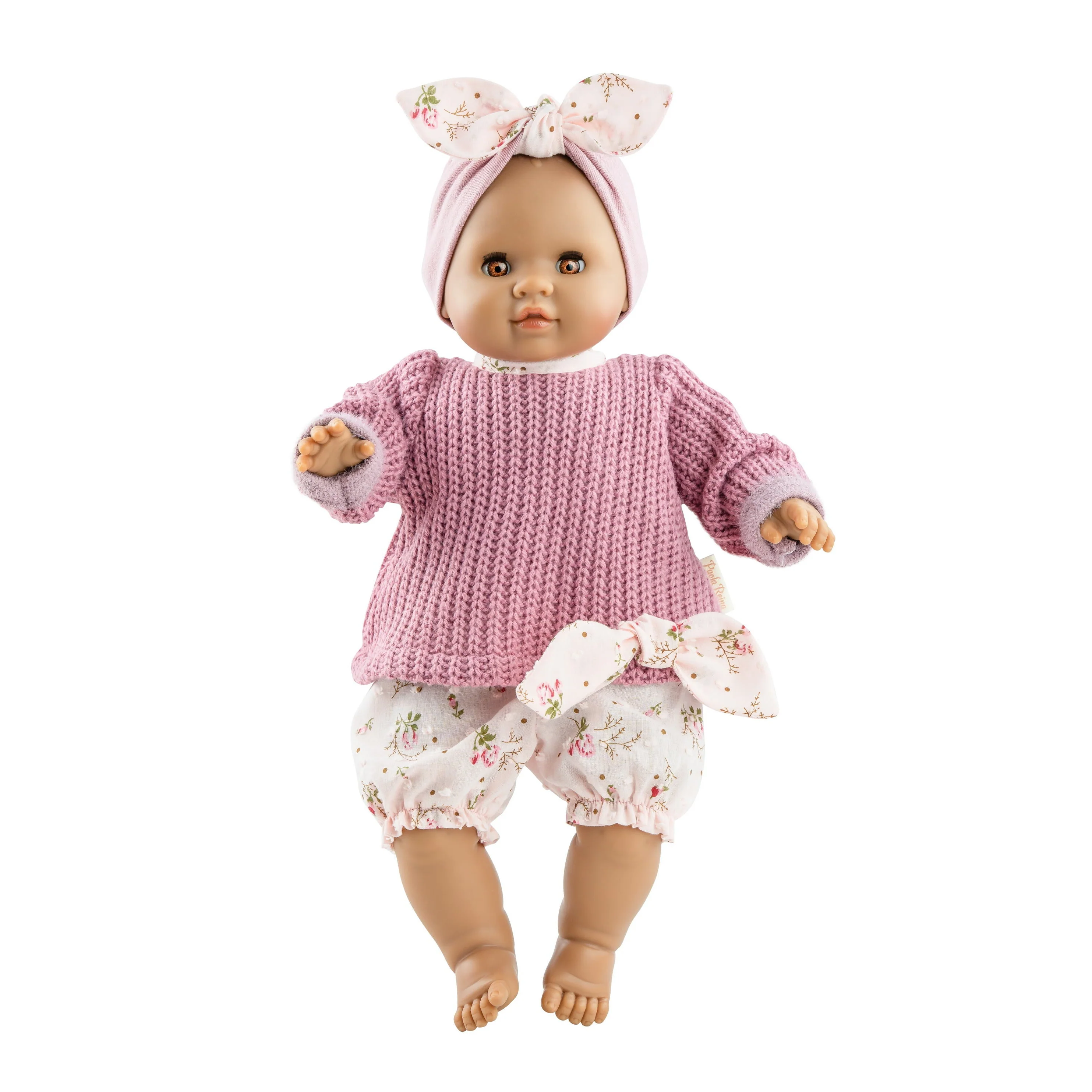 PAOLA REINA Alberta doll - pink sweater