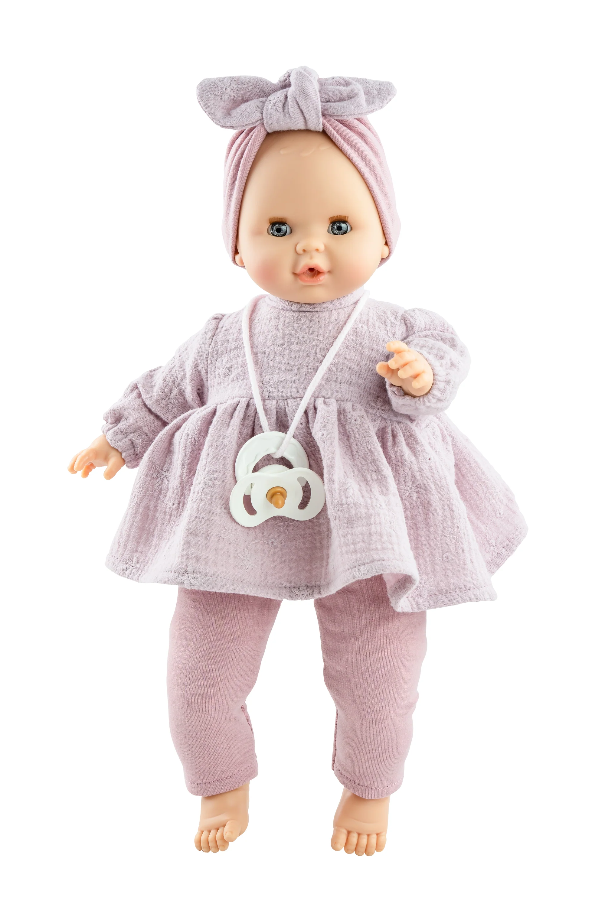 PAOLA REINA Soft doll - Sonia Lilac outfit