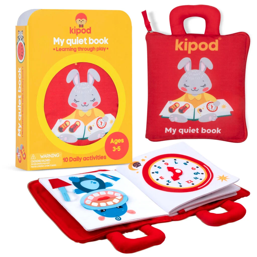 Kipod Activity Book – Montessori quiet book