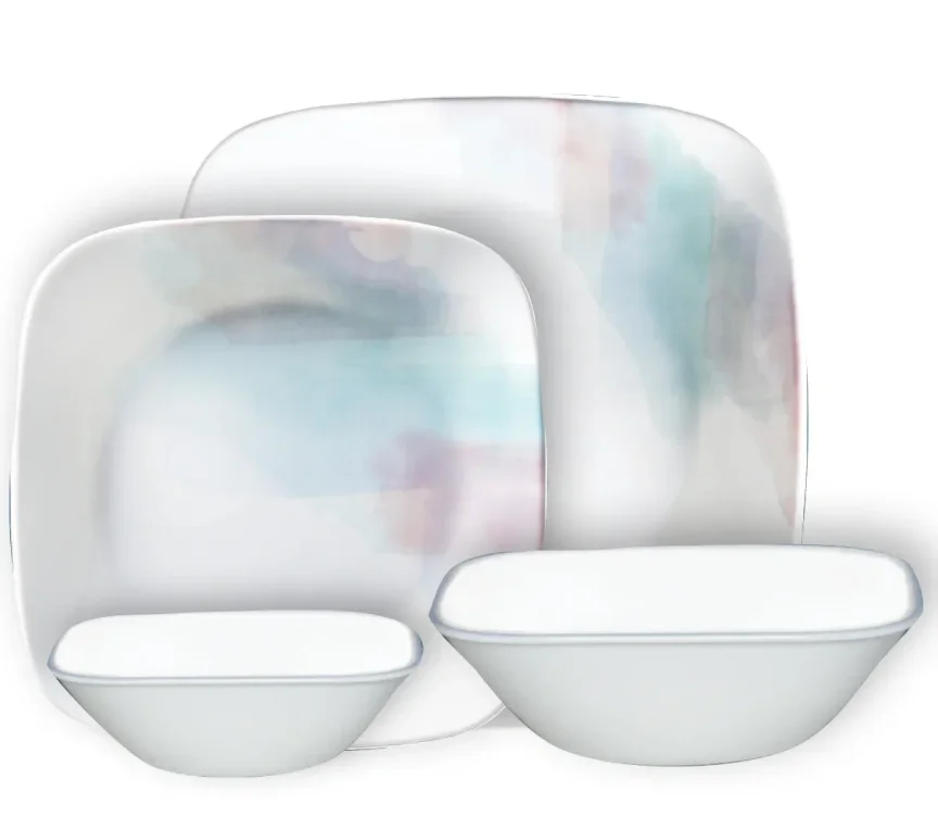 Corelle Square Aquarello 16-pc Set