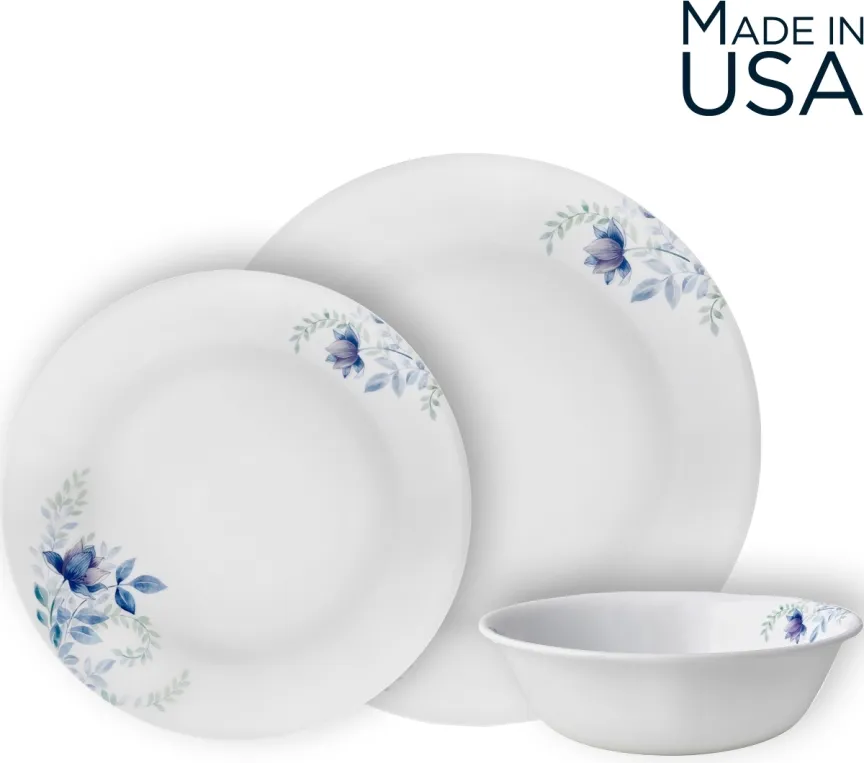 Corelle Blue Floral 12 pc Set