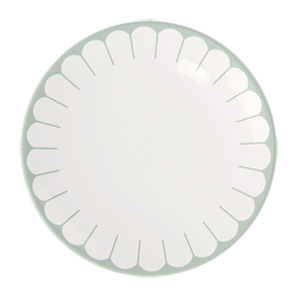 Fleur Vert Dinner Plate