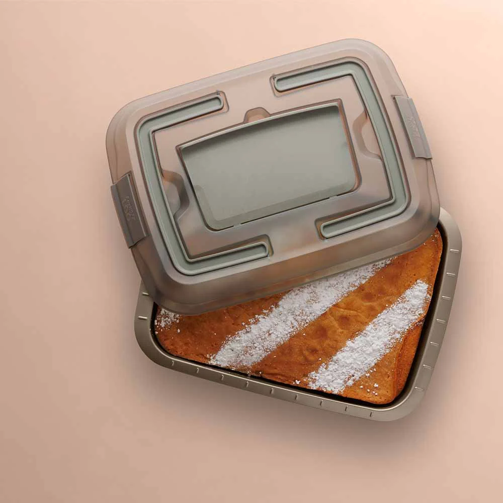 Berghoff Baking pan with lid 38.5/29 cm