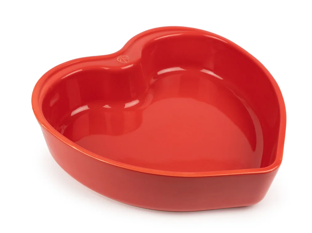 Peugeot FOR YOU Ceramic Heart Dish Red, 26cm
