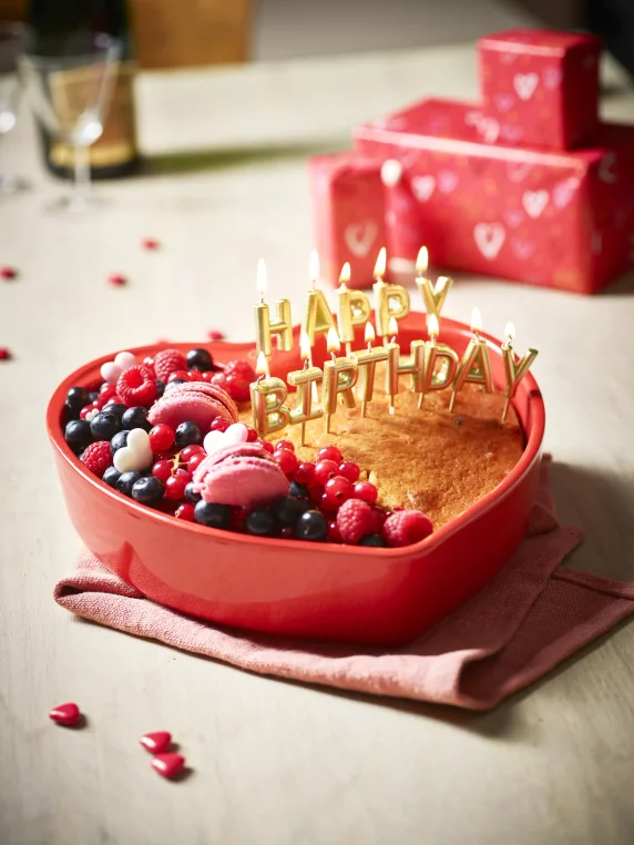 Peugeot FOR YOU Ceramic Heart Dish Red, 26cm