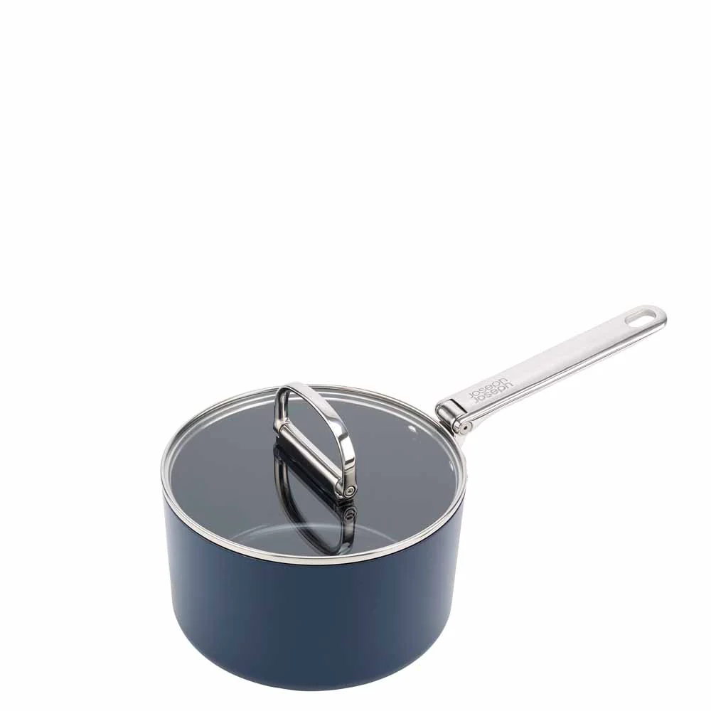 Joseph Joseph Space Non-stick 19cm Blue Saucepan & Lid