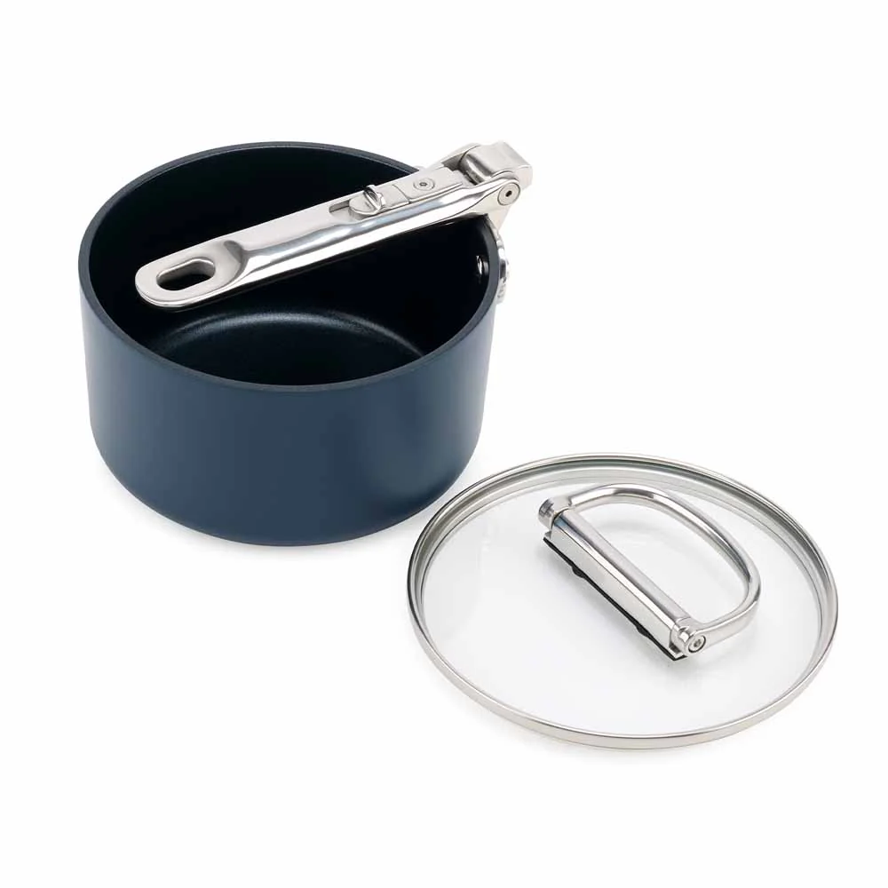 Joseph Joseph Space Non-stick 19cm Blue Saucepan & Lid