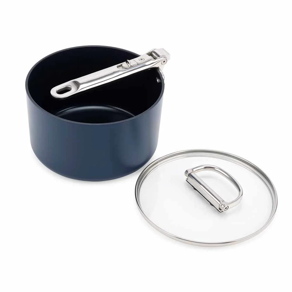 Joseph Joseph Space Non-stick 19cm Blue Saucepan & Lid
