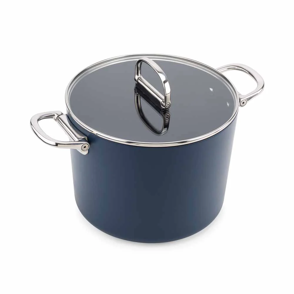 Joseph Joseph Space Non-stick 25cm Blue Stock Pot & Lid