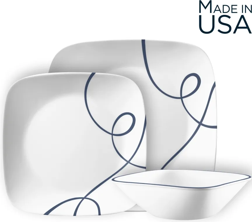 Corelle Lia Square 12-pc Set